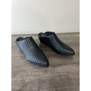 Corkys TGIF Woven Mule Clogs Shoes Womens Black  Chic Cowgirl Casual Size 11